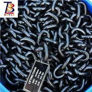Chaîne à maillons de levage pour palan noir G80 largement utilisée