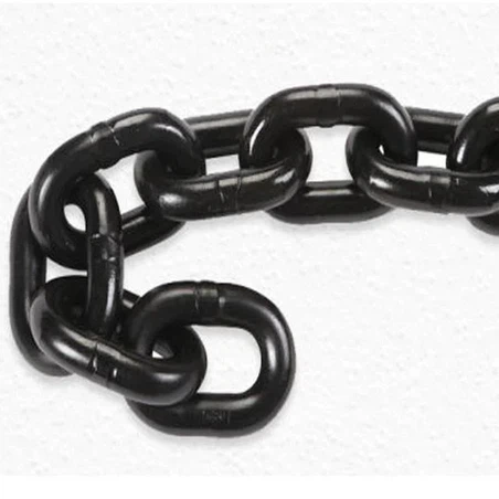 High Quality G80 Alloy Steel Short Link Welded Heavy Iron Blacken Load Lifting Chain